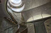 Прекрассный дизайн современной лестницы в  доме