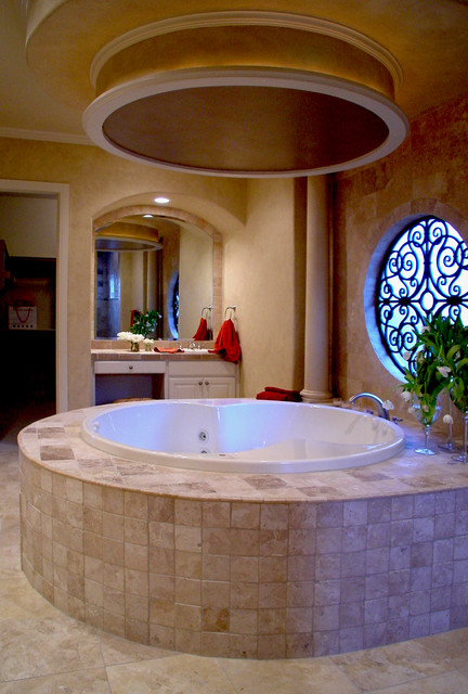Современный дизайн ванной комнаты в коричневых тонах